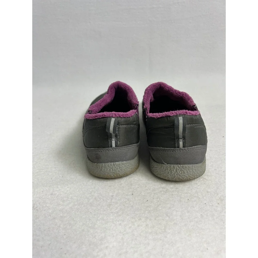 Gorpcore Keen Kids Size 3 Grey Purple Howser II Quilted Slipper Shoes 1023920